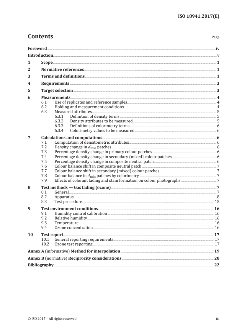 ISO 18941:2017 - Imaging materials — Colour reflection prints — Test method for ozone gas fading stability
Released:7/18/2017