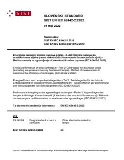 SIST EN IEC 62442-2:2022 - Page 1 preview