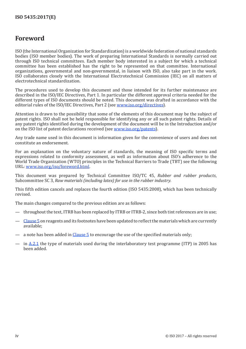 ISO 5435:2017 ISO 5435:2017 - Rubber compounding ingredients — Carbon black — Determination of tinting strength
Released:12/5/2017 - Page 4 preview