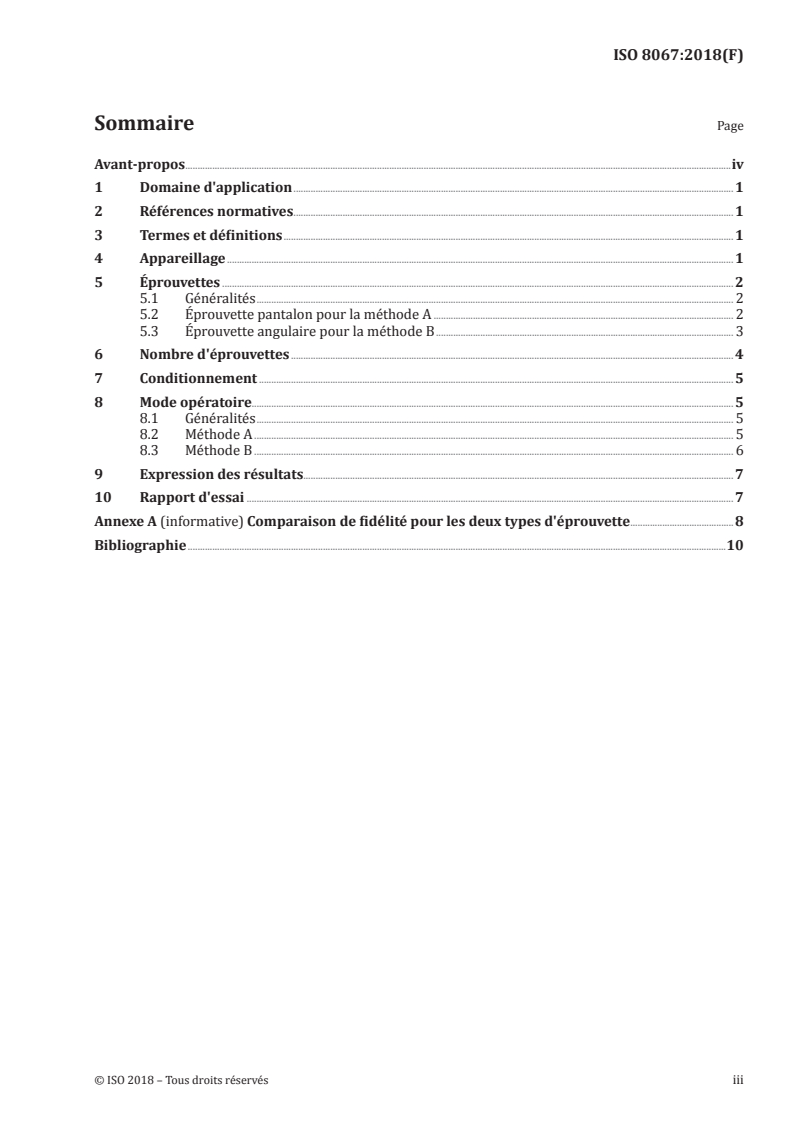 ISO 8067:2018 - Matériaux polymères alvéolaires souples — Détermination de la résistance au déchirement
Released:7/20/2018