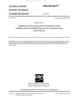 SIST-TP CEN/TR 10377:2023 SIST-TP CEN/TR 10377:2023 - Page 3 preview