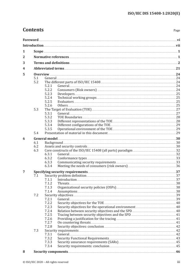 ISO/IEC DIS 15408-1 - Information security, cybersecurity and privacy ...