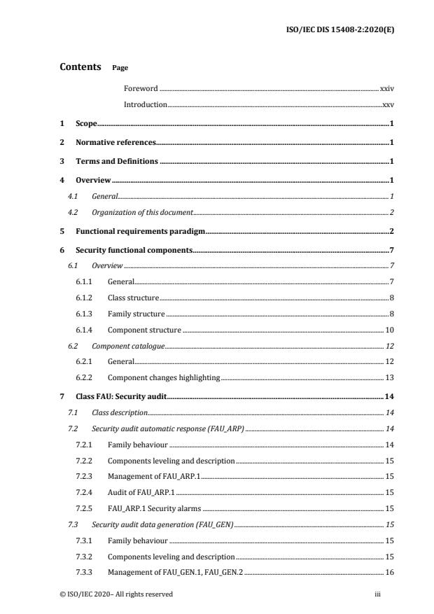 ISO/IEC DIS 15408-2 - Information security, cybersecurity and privacy ...