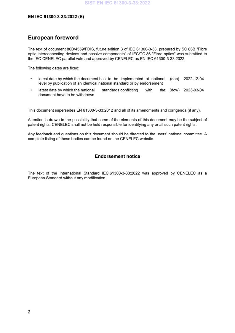 SIST EN IEC 61300-3-33:2022 SIST EN IEC 61300-3-33:2022 - Page 4 preview