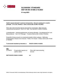 SIST EN IEC 61300-2-18:2023 - Page 1 preview
