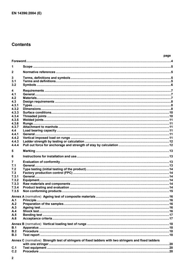 SIST EN 14396:2004 SIST EN 14396:2004 - Page 4 preview