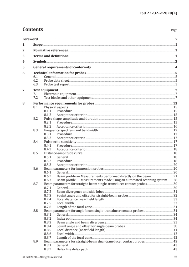 ISO 22232-2:2020 ISO 22232-2:2020 - Non-destructive testing — Characterization and verification of ultrasonic test equipment — Part 2: Probes
Released:9/18/2020