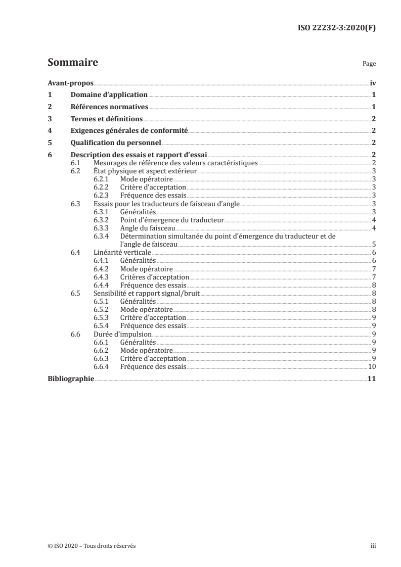 ISO 22232-3:2020 ISO 22232-3:2020 - Essais non destructifs — Caractérisation et vérification de l'appareillage de contrôle par ultrasons — Partie 3: Equipement complet
Released:10/16/2020