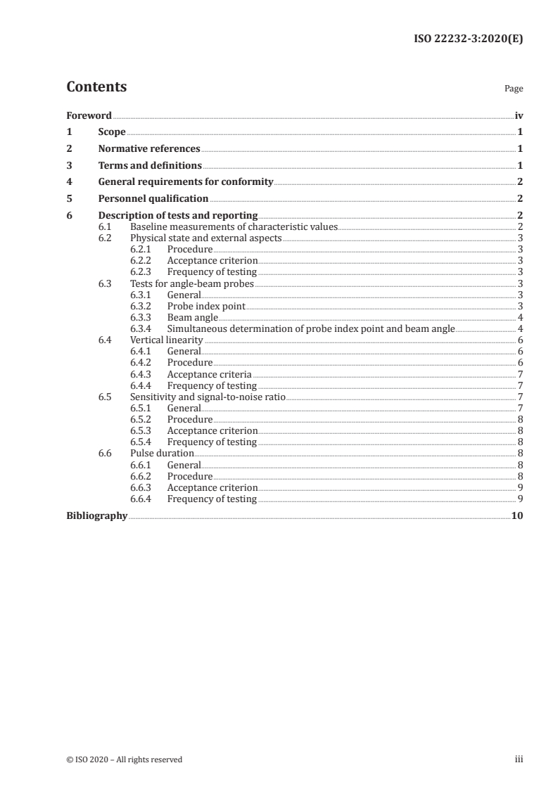 ISO 22232-3:2020 ISO 22232-3:2020 - Non-destructive testing — Characterization and verification of ultrasonic test equipment — Part 3: Combined equipment
Released:10/16/2020