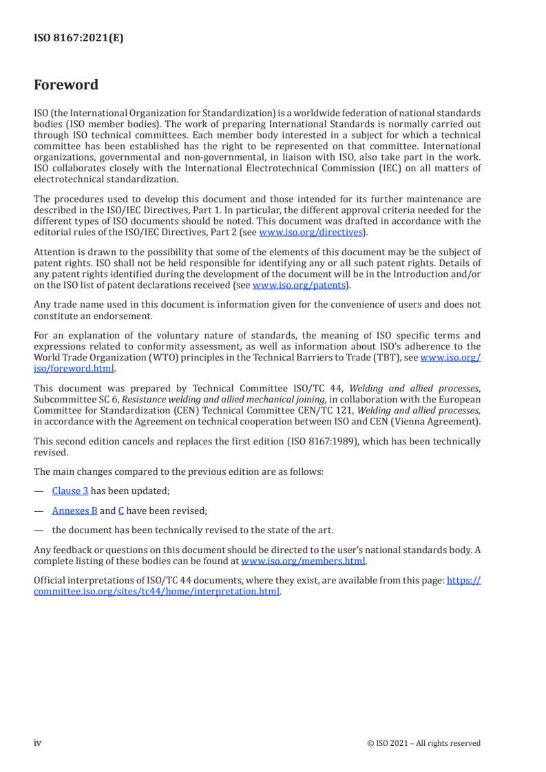 ISO 8167:2021 ISO 8167:2021 - Resistance welding — Embossed projection welding — Projections for resistance welding
Released:6/7/2021 - Page 4 preview