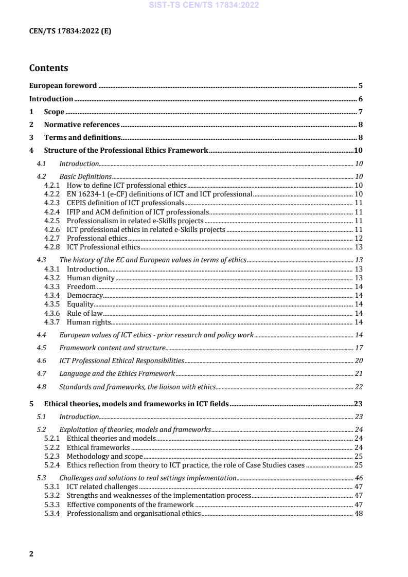 SIST-TS CEN/TS 17834:2022 SIST-TS CEN/TS 17834:2022 - BARVE - Page 4 preview