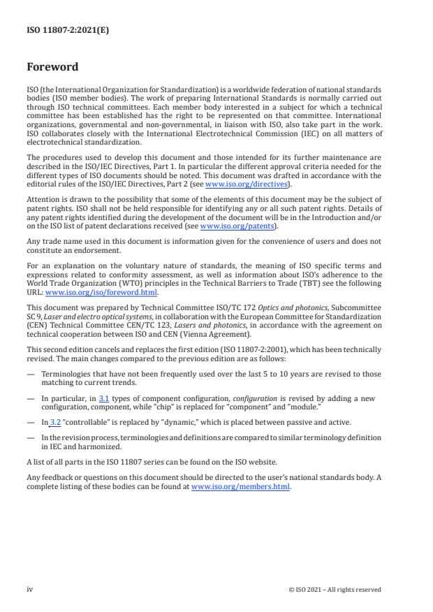 ISO 11807-2:2021 ISO 11807-2:2021 - Integrated optics -- Vocabulary - Page 4 preview