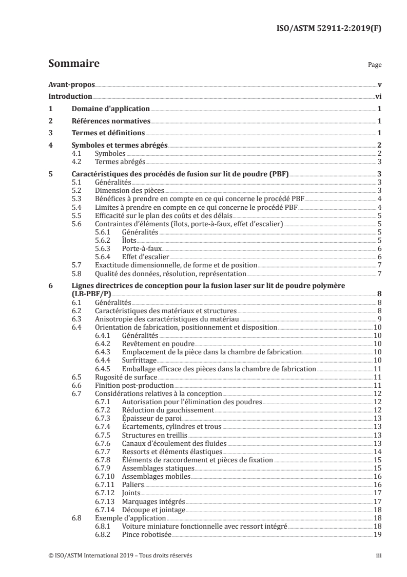 ISO/ASTM 52911-2:2019 - Fabrication additive — Conception — Partie 2: Fusion laser sur lit de poudre polymère
Released:9/30/2019