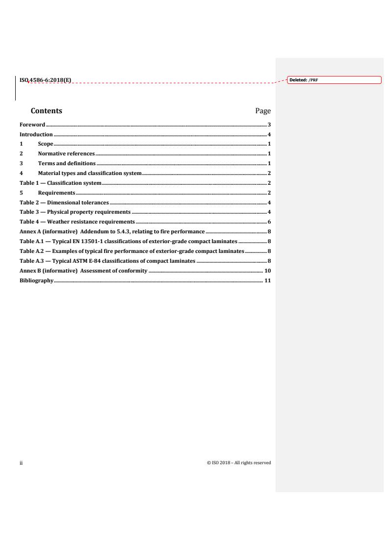 ISO 4586-6:2018 REDLINE ISO 4586-6:2018 - High-pressure decorative laminates (HPL, HPDL) — Sheets based on thermosetting resins (usually called laminates) — Part 6: Classification and specifications for exterior-grade compact laminates of thickness 2 mm and greater
Released:7/2/2018 - Page 2 preview