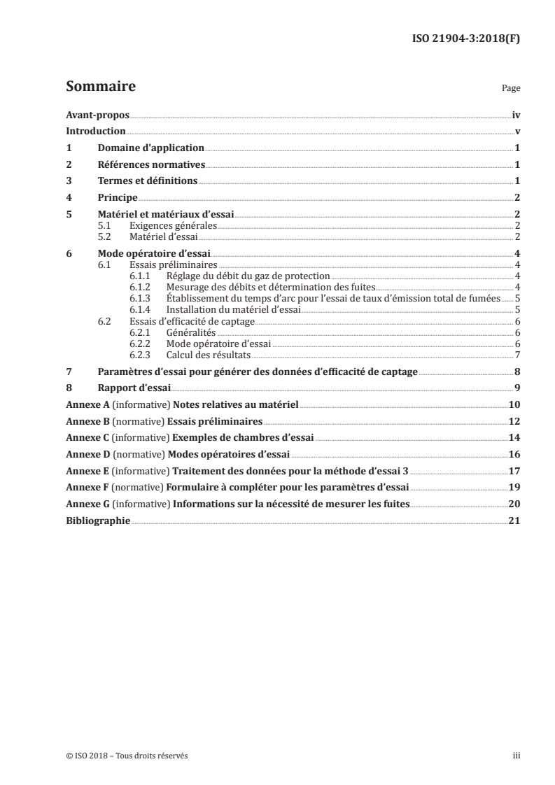 ISO 21904-3:2018 - Hygiène et sécurité en soudage et techniques connexes — Exigences, essais et marquage des équipements de filtration d'air — Partie 3: Détermination de l'efficacité de captage des torches aspirantes
Released:2/28/2018