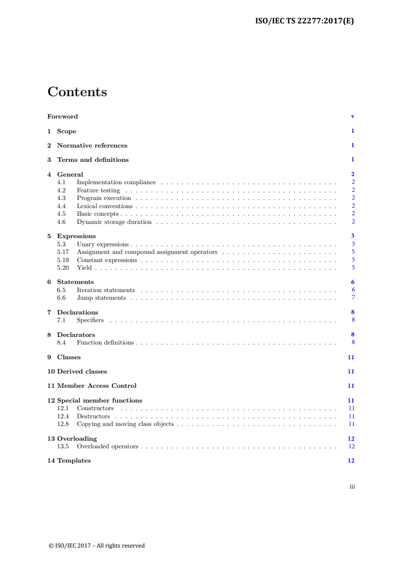 ISO/IEC TS 22277:2017 - Technical Specification — C++ Extensions for Coroutines
Released:12/4/2017
