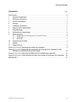 ISO 9512:2019 - Cigarettes — Détermination du taux de ventilation — Définitions et principes de mesurage
Released:6/19/2019 - Page 3 preview