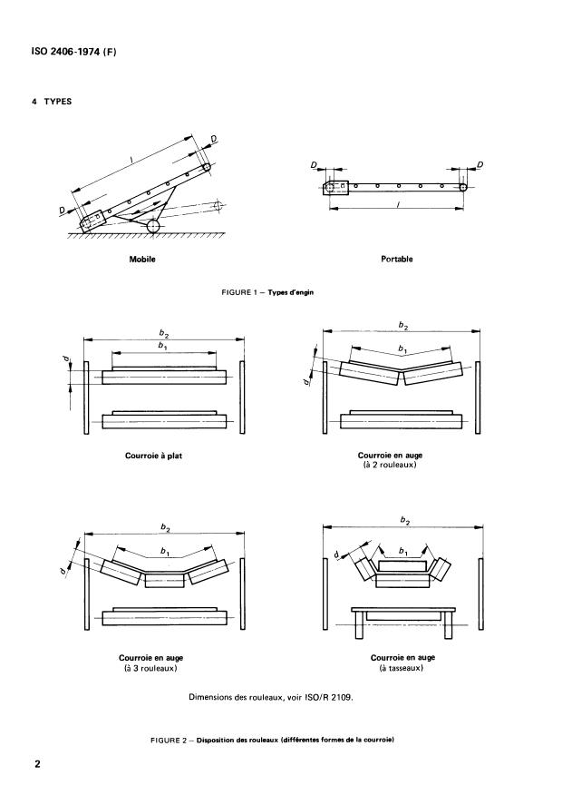 SIST ISO 2406:1997 ISO 2406:1974 - Engins de manutention continue -- Transporteurs- élévateurs mobiles et portables -- Spécifications pour la construction - Page 4 preview