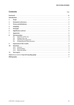 ISO 22286:2018 - Petroleum products and lubricants - Determination of the dropping point of grease with an automatic apparatus
Released:10/25/2018 - Page 3 preview