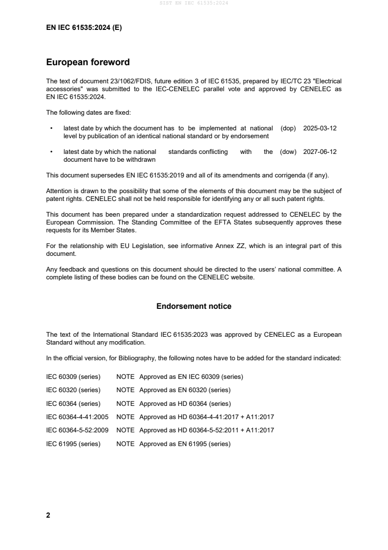 EN IEC 61535:2024 EN IEC 61535:2024 - Page 4 preview