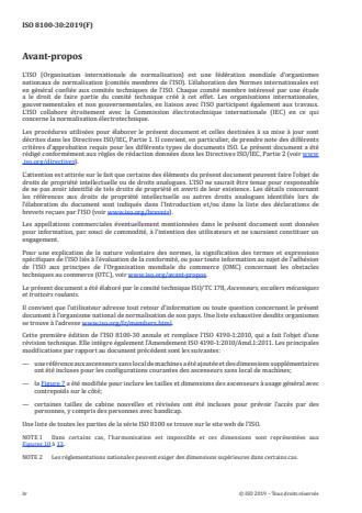 SIST ISO 8100-30:2021 ISO 8100-30:2019 - Ascenseurs pour le transport des personnes et des charges - Page 4 preview