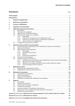 ISO 8100-32:2020 - Ascenseurs pour le transport des personnes et des charges — Partie 32: Critères de sélection des ascenseurs à installer dans les immeubles de bureaux, les hôtels et les immeubles d'habitation
Released:6/10/2020 - Page 3 preview