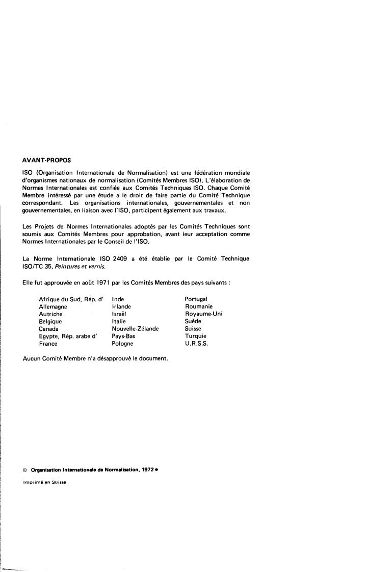 ISO 2409:1972 ISO 2409:1972 - Paints and varnishes — Cross-cut test
Released:8/1/1972 - Page 2 preview