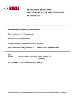 CEN/CLC/TR 17603-10-03:2022 TP CEN/CLC/TR 17603-10-03:2022 - BARVE - Page 1 preview