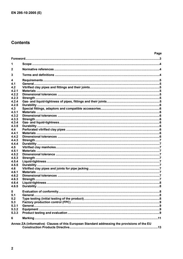 EN 295-10:2005 EN 295-10:2005 - Page 4 preview