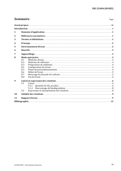 ISO 22404:2019 - Plastiques — Détermination de la biodégradation aérobie des matériaux non flottants exposés aux sédiments marins — Méthode par analyse du dioxyde de carbone libéré
Released:11/10/2021 - Page 3 preview