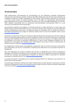ISO 22404:2019 - Plastiques — Détermination de la biodégradation aérobie des matériaux non flottants exposés aux sédiments marins — Méthode par analyse du dioxyde de carbone libéré
Released:11/10/2021 - Page 4 preview