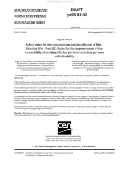 prEN 81-82:2023 - Page 3 preview