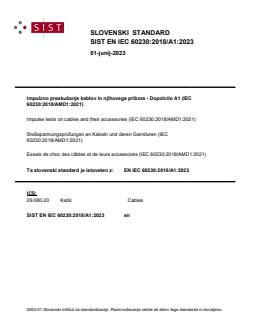 SIST EN IEC 60230:2018/A1:2023 - Page 1 preview