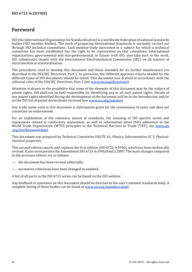 ISO 6721-6:2019 ISO 6721-6:2019 - Plastics -- Determination of dynamic mechanical properties - Page 4 preview