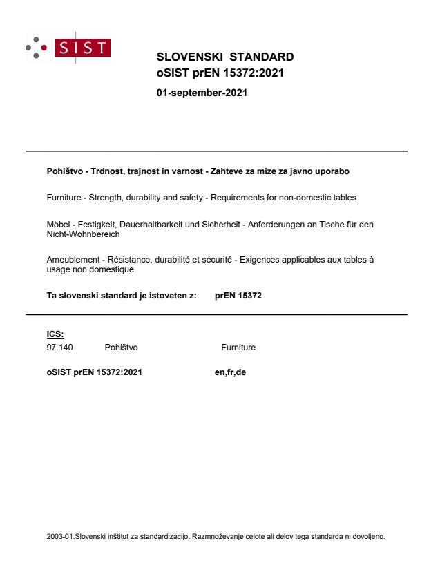 prEN 15372:2021
