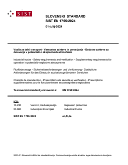 SIST EN 1755:2024 - Page 1 preview
