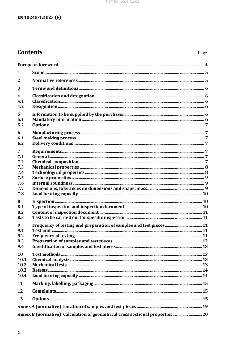 EN 10248-1:2023 EN 10248-1:2023 - Page 4 preview