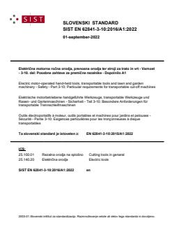 EN 62841-3-10:2016/A1:2022 - Page 1 preview