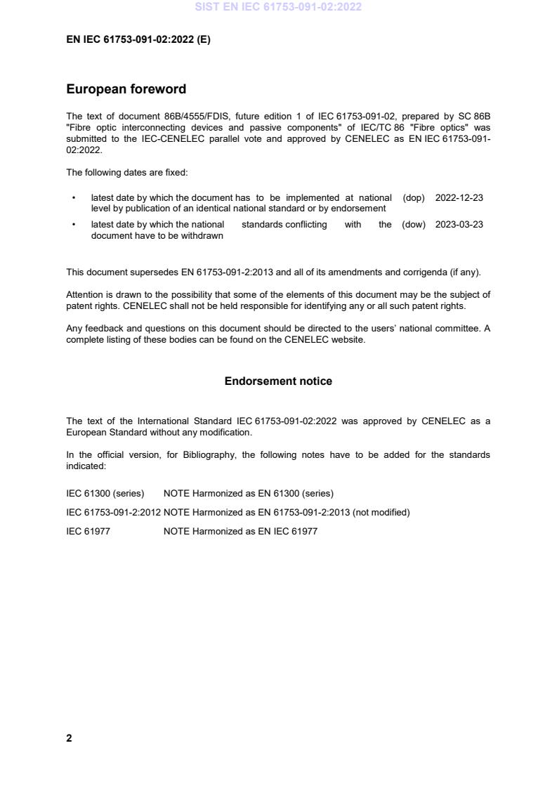 EN IEC 61753-091-02:2022 EN IEC 61753-091-02:2022 - Page 4 preview