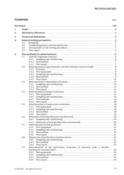 ISO 20344:2021 - Personal protective equipment — Test methods for footwear
Released:11/1/2021 - Page 3 preview