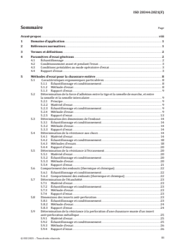 ISO 20344:2021 - Équipement de protection individuelle — Méthodes d'essai pour les chaussures
Released:11/1/2021 - Page 3 preview