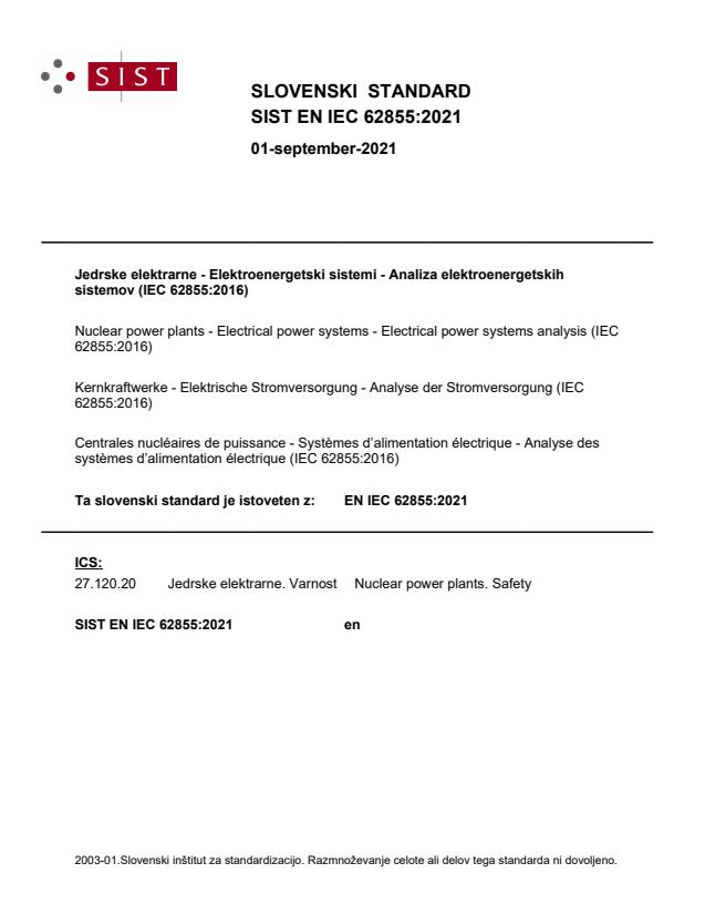 EN IEC 62855:2021 - BARVE