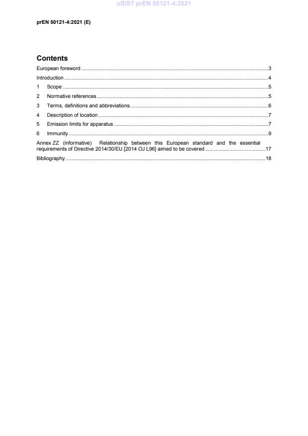 kSIST FprEN 50121-4:2022 oSIST prEN 50121-4:2021 - Page 4 preview