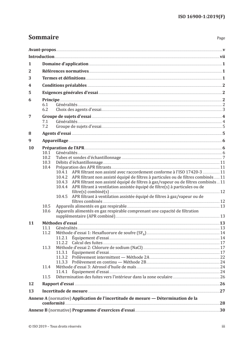 ISO 16900-1:2019 - Appareils de protection respiratoire — Méthodes d'essai et équipement d'essai — Partie 1: Détermination des fuites vers l'intérieur
Released:8/12/2019