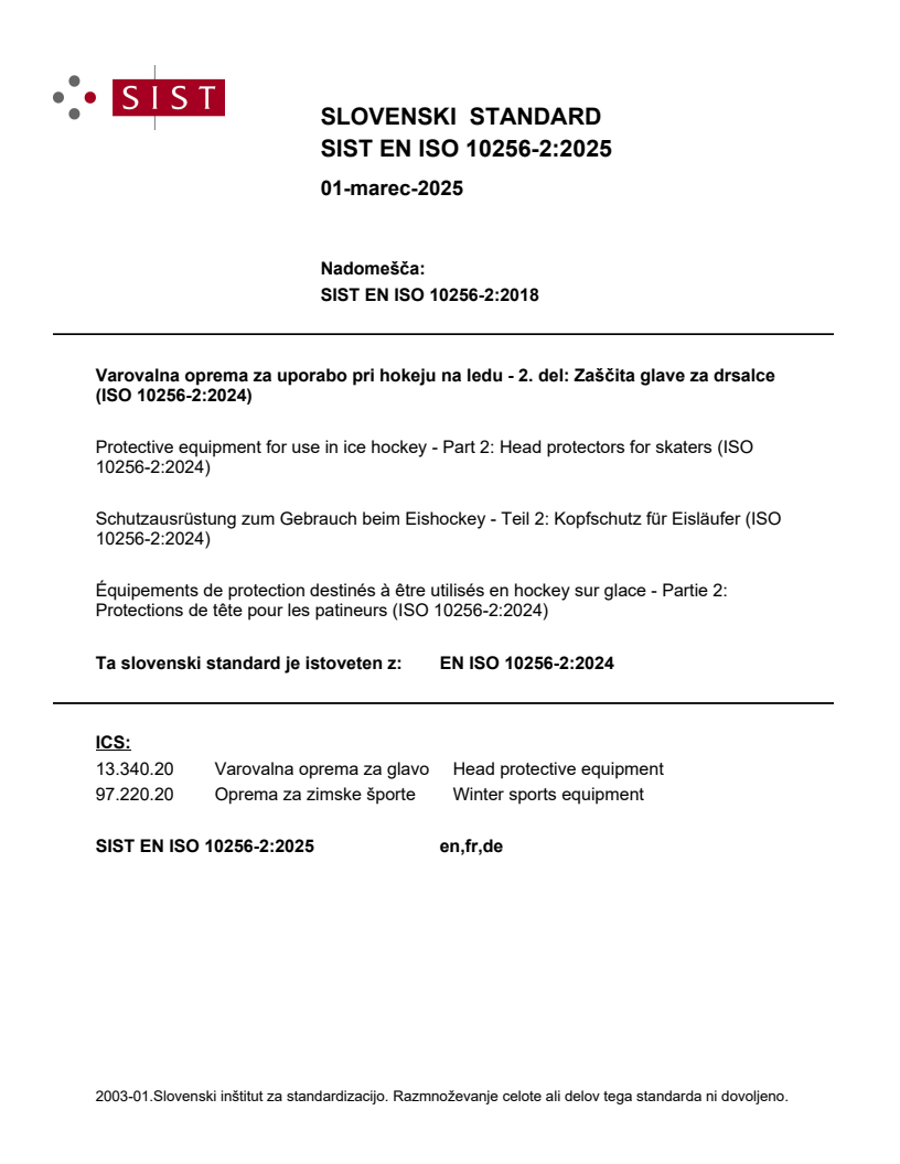 EN ISO 10256-2:2025