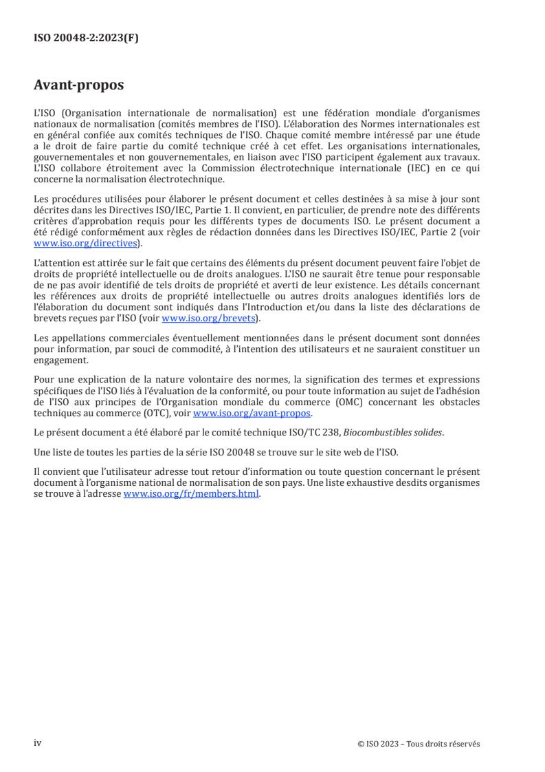 ISO 20048-2:2023 ISO 20048-2:2023 - Solid biofuels — Determination of off-gassing and oxygen depletion characteristics — Part 2: Operational method for screening of carbon monoxide off-gassing
Released:12. 01. 2023 - Page 4 preview