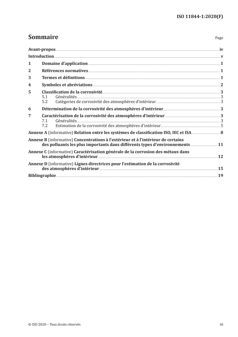 ISO 11844-1:2020 - Corrosion des métaux et alliages — Classification de la corrosivité faible des atmosphères d'intérieur — Partie 1: Détermination et estimation de la corrosivité des atmosphères d'intérieur
Released:5/27/2020