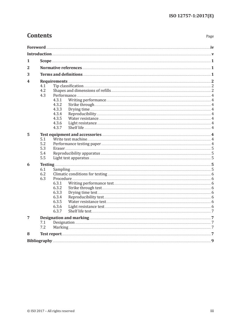 ISO 12757-1:2017 - Ball point pens and refills — Part 1: General use
Released:12/7/2017