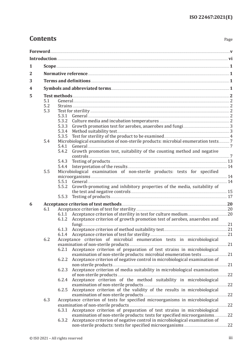 ISO 22467:2021 ISO 22467:2021 - Traditional Chinese medicine — Determination of microorganisms in natural products
Released:10/15/2021