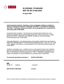SIST EN IEC 61462:2024 SIST EN IEC 61462:2024 - Page 1 preview